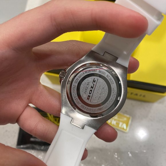 Invicta Bolt Lady (Model 38203 ) Ladies Watch Quartz- White - Picture 8 of 8